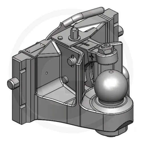Zaczep automatyczny K80 Scharmüller automatyczna regulacja wysokości System 80