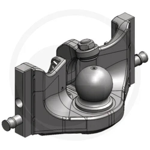 Kulka 80® Wkładka do kuli odlewana W335 Części wewnętrzne, ręczna regulacja wysokości  System 80