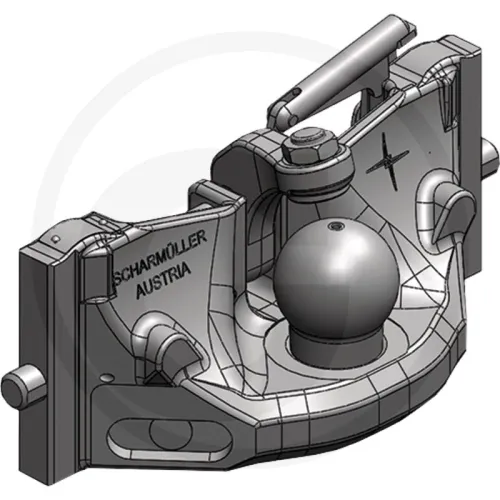 Zaczep automatyczny K80 Scharmüller automatyczna regulacja wysokości System 80