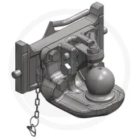 Zaczep automatyczny Scharmüller automatyczna regulacja wysokości System 80