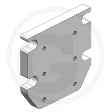 Scharmüller 777103242390A02 — Anschraubplatte Płyta do przyśrubowania/ do przyspawania PKW-50 System K50 samoc...