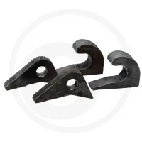 Konsola do przyspawania Doposażenie / części zamienne do ramy szybkiej wymiany 2x hak grubości 40 mm, 2x blokada 32 mm