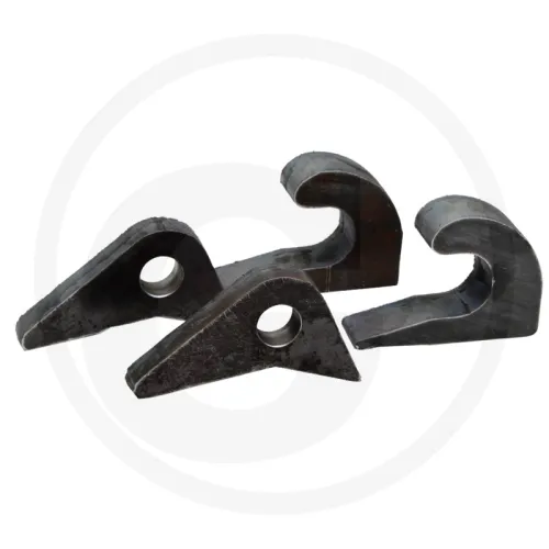 Konsola do przyspawania Doposażenie / części zamienne do ramy szybkiej wymiany 2x hak grubości 40 mm, 2x blokada 32 mm
