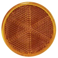Odblask 60 mm, żółty, do przyklejenia Aspöck