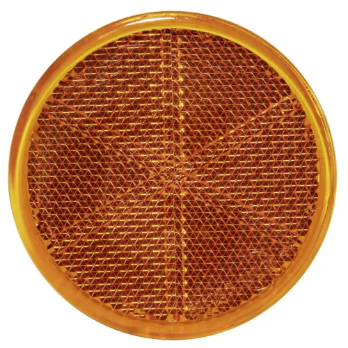 Odblask 60 mm, żółty, do przyklejenia Aspöck