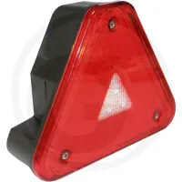 Lampa tylna AGRIPOINT, prawa/lewa Hybrid 12 V częściowa dioda LED z oświetleniem tablicy rejestracyjnej na dole, z kablem 500 mm z otwartą końcówką As