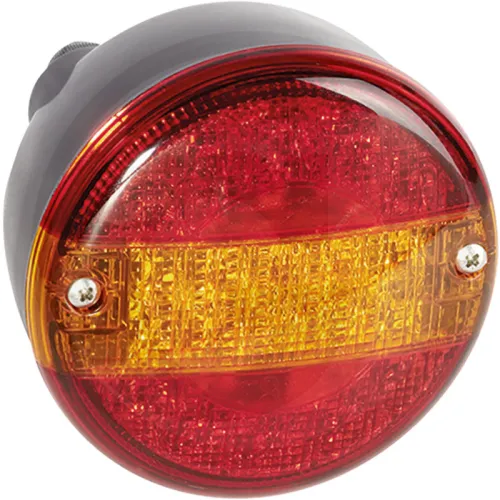 Lampa tylna LED z 8-pinowym złączem bagnetowym - złącze lewe/prawe, D = 140 mm, 12/24 V Aspöck Oświetlenie tylne