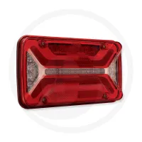 Lampa tylna Multiled III, prawa prawa, z 7-pinowym złączem ASS2, 12/24 V, z 2-pinowym dodatkowym złączem, dynamiczny kierunkowskaz Lampy tylne