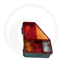 Lampa tylna12 V Earpoint I prawa z 5-pinowym złączem bagnetowym i światło RF Aspöck Oświetlenie tylne