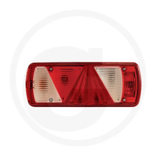Lampa tylna ECOPOINT II lewa, z 7-pinowym złączem ASS2 i odblaskiem trójkątnym Aspöck Oświetlenie tylne
