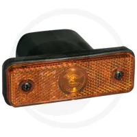 Lampa obrysowa boczna LED żółta, instalacja bez kabla, 24 V Aspöck Lampy obrysowe boczne