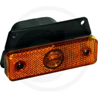 Lampa obrysowa boczna LED żółty, montaż bez kabla Aspöck Lampy obrysowe boczne