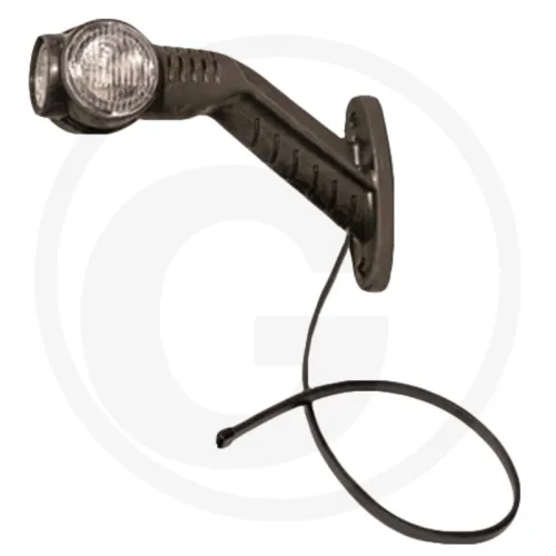 Lampa Superpoint III LED; lewa, kolor czerwony/biały Aspöck Lampy obrysowe