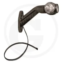 Lampa Superpoint III LED; prawa, kolor czerwony/biały Aspöck Lampy obrysowe