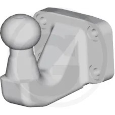 Rockinger 787KK390 — Kula z kołnierzem Sworznie kulowe K50 Kula zaczepu K50