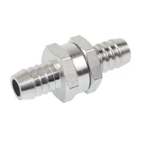 ZAWÓR ZWROTNY PALIWA WĄŻ FI  8MM PROSTY ALUMINIOWY