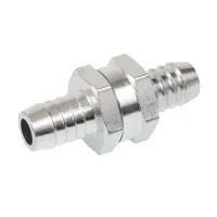 ZAWÓR ZWROTNY PALIWA WĄŻ FI  6MM PROSTY ALUMINIOWY