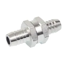  000986 — ZAWÓR ZWROTNY PALIWA WĄŻ FI  6MM PROSTY ALUMINIOWY