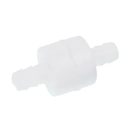 ZAWÓR ZWROTNY PALIWA WĄŻ FI  6MM PROSTY PLASTIKOWY