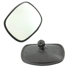 POLSKA PRODUKCJA 000LS7180PR300 — LUSTERKO 260X160MM, UNIWERSALNE L/P, PANORAMA 300°, GAŁKA MOCUJĄCA