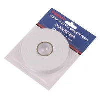 TAŚMA PIANKOWA DWUSTRONNA 5000X20MM BIAŁA