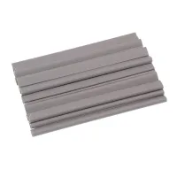 TAŚMA OGRODZENIOWA 19CM X 35M - 450G/M2 - JASNOSZARA: RAL7040