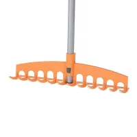 GRABIE PROSTE Z METALOWYM TRZONKIEM 12 ZĘBÓW, SZEROKOŚĆ ROBOCZA 410MM