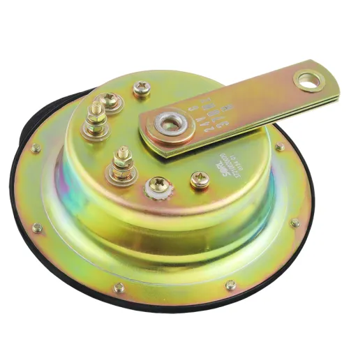 SYGNAŁ DŹWIĘKOWY ELEKTRYCZNY OKRĄGŁY 24V,130MM - MB