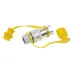 SZYBKOZŁĄCZE HYDRAULICZNE GRZYBKOWE KPL. WTYCZKA+GNIAZDO, M22X1,5, ŻÓŁTE