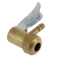  00294 — KOŃCÓWKA DO POMPOWANIA FI 6MM KĄTOWA, METALOWY ZACISK