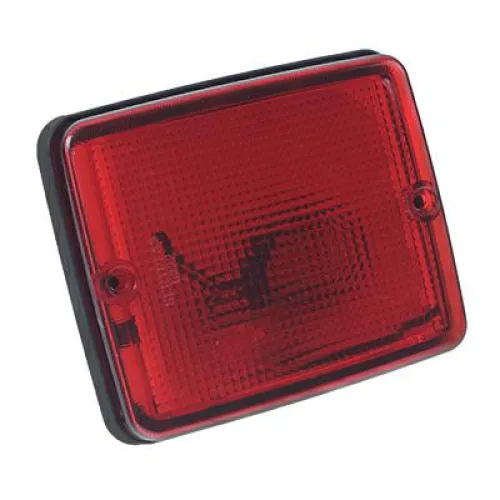 LAMPA TYLNA AUTOBUSU CZERWONA 115X138MM