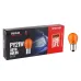 ŻARÓWKA PY21W, 12V, 21W BAU15S, AMBER, HOMOLOGACJA, KPL. 10SZT.