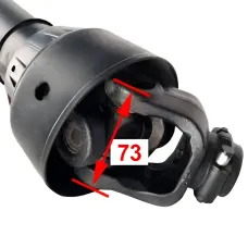 BREMHER 03B61066UJ24*63BH — WAŁ ODBIORU MOCY WOM L= 610MM, TRÓJKĄTNY 240NM, 6/6 WPUSTÓW, KRZYŻAK 24X63 -MTZ