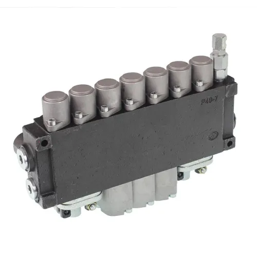 ROZDZIELACZ HYDRAULICZNY 7-SEKCYJNY 40L/MIN + JOYSTICK