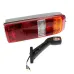 LAMPA TYLNA ZESP. 5-SEGM. PRAWA (TRÓJKĄT + OBRYSÓWKA), DAF, KÖGEL - Z GNIAZDEM