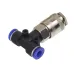 ZESTAW DO PRZEDMUCHIWANIA FI 6MM BLACK TRÓJNIK TYP T 3/8