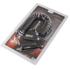  1024A — ZESTAW DO PRZEDMUCHIWANIA FI 8MM BLACK PU, TRÓJNIK TYP T 3/8