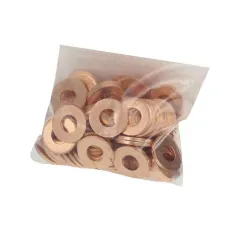 POLSKA PRODUKCJA 10X21X2 — USZCZELKA MIEDZIANA 10X21X2MM 100SZT/OPAKOWANIE