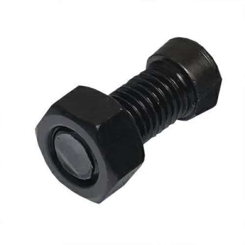 ŚRUBA PŁUŻNA M12X34, KLASA 12.9, DIN 934 Z NAKRĘTKĄ, DWUSTRONNIE ŚCIĘTA