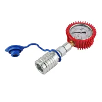 MANOMETR GLICERYNOWY fi 63 mm, 0-400 BAR, W ZESTAWIE Z GNIAZDEM EURO
