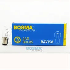 BOSMA 157401976 — ŻARÓWKA P21/5W, 12V, 21/5W BAY15D,HOMOLOGACJA E2, KPL. 10SZT.