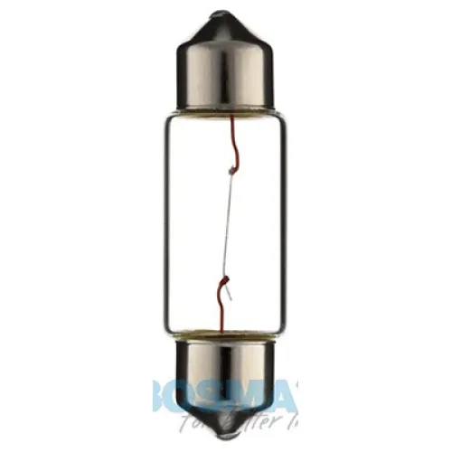 ŻARÓWKA C5W, 12V, 5W SV8,5, HOMOLOGACJA E2, KPL. 10SZT.