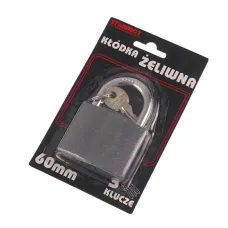  172 — KŁÓDKA ŻELIWNA 60MM HARTOWANA, ŚREDNICA UCHA  8MM