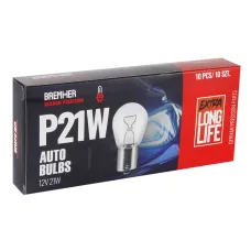 1975B — ŻARÓWKA P21W, 12V, 21W BA15S, HOMOLOGACJA, KPL. 10SZT.