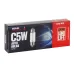 ŻARÓWKA C5W, 12V, 5W SV8,5, 36MM, HOMOLOGACJA, KPL. 10SZT.