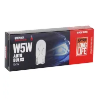 ŻARÓWKA W5W, 12V, 5W T10, HOMOLOGACJA, KPL. 10SZT.
