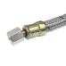 PRZEWÓD CIŚNIENIA OLEJU W OPLOCIE L=1550MM, DO WSKAŹNIKA M10X1,25, OCZKO FI10MM