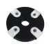 SPRZĘGŁO GUMOWE 4-OTWOROWE ROZSIEWACZ, FI 150MM, TARCZA OKUTA, 53952009020090,