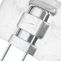 UCHWYT NA KLIN POD KOŁA METALOWY 125mm