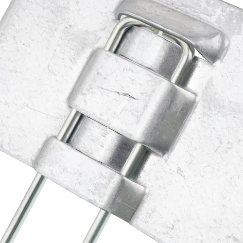 UCHWYT NA KLIN POD KOŁA METALOWY 125mm